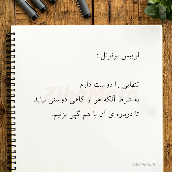 لوییس بونوئل تنهایی را دوست