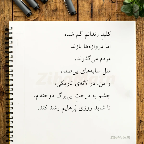 کلید زندانم گم شده اما دروازه