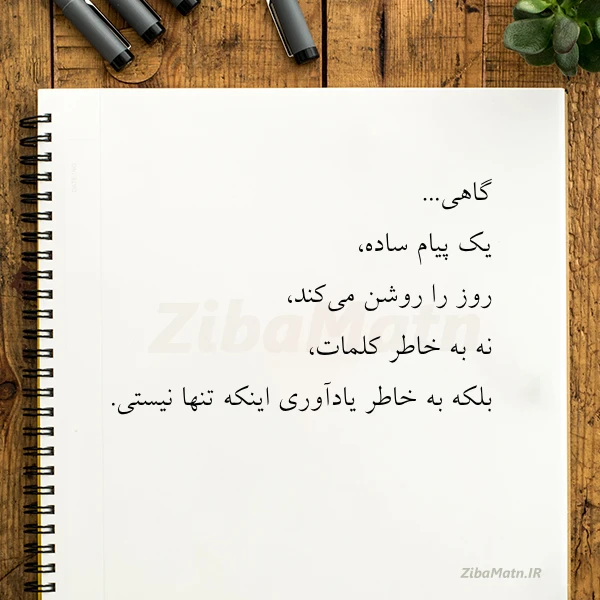 گاهی یک پیام ساده روز را