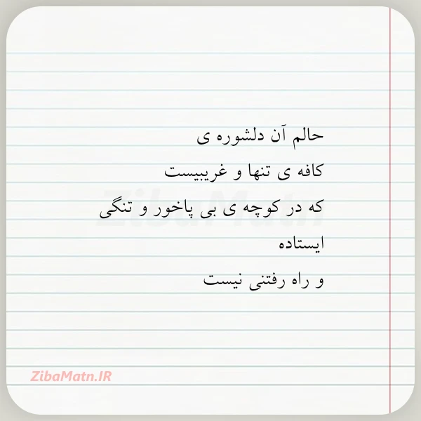 حالم آن دلشوره ی کافه ی