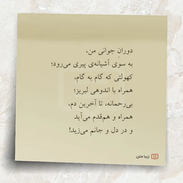 دوران جوانی من به سوی آشیانه